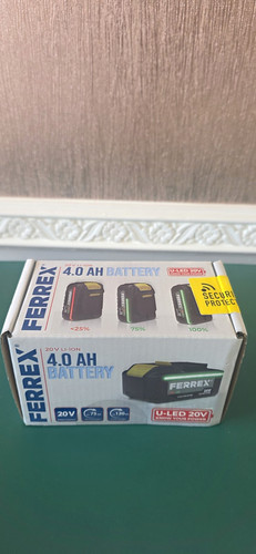 Ferrex 20v 0ah ion - ferrex, li-ion