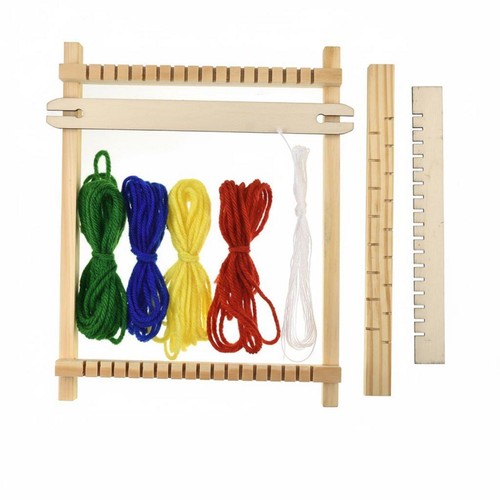 Wooden loom for weaving small - wooden,