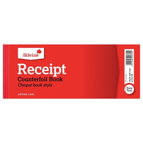 Silvine duplicate receipt - duplicate,