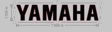 Yamaha logo stickers - (x2),