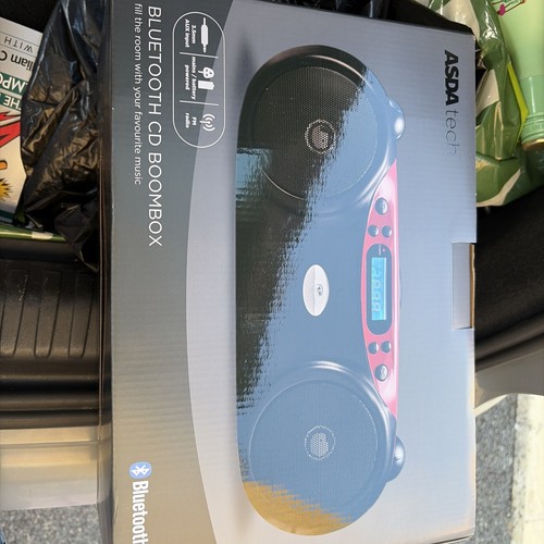 Asda boombox portable - asda,