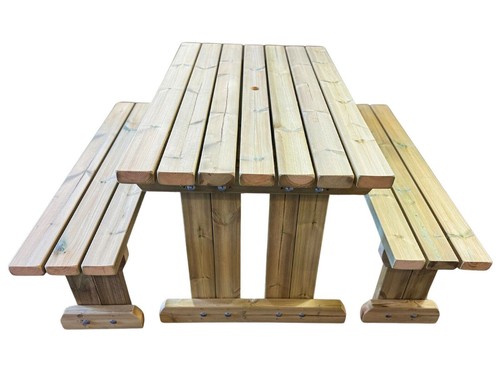 Freestanding picnic table and - table,
