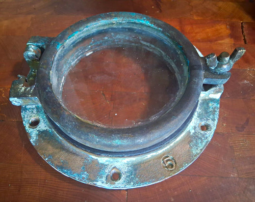 Vintage ships brass - 5",