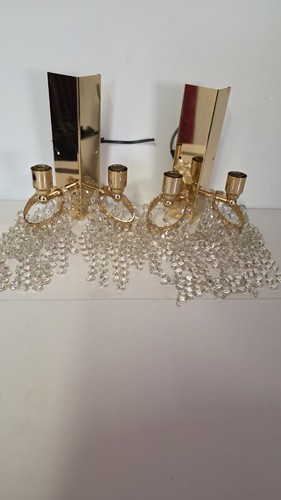 Vintage pair wall lights - pair,