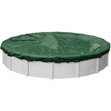 Pool Mate 3721-4-PM Winter Pool Cover, Extra Heavy-Duty Green, 21 ft Above Groun