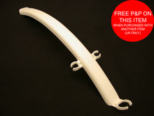 REAR CLIP ON SPLASH MUDGUARD ROAD SPORTS OR FIXIE BIKE WHITE