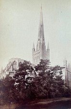 Vintage albumen print of