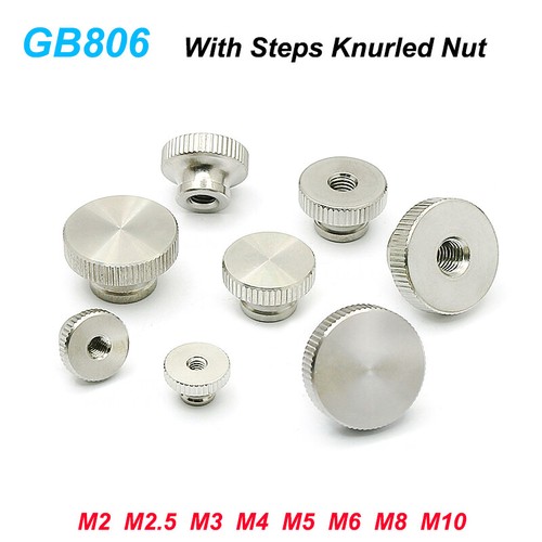 Gb806 knurled nut stainless - knurled,
