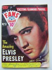 ELVIS PRESLEY ORIGINAL 1958 U.K. FANS STAR LIBRARY MAGAZINE