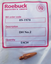 No.2 DH NOZZLE TIP Lightweight Gas Welding ROEBUCK 09-1978