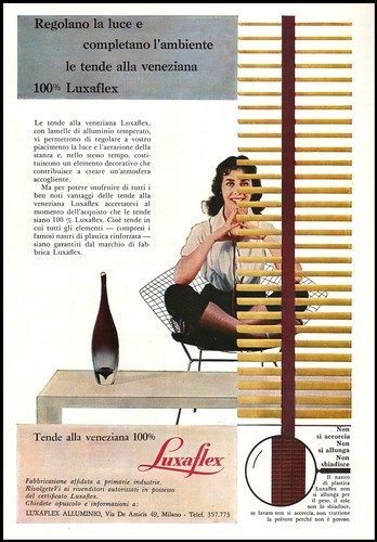 Advertisement 1957 luxaflex - advertisement,