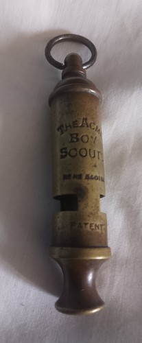 Antique acme boy scouts - acme, brass