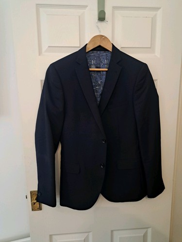 Lewin navy blue suit - suit, 36
