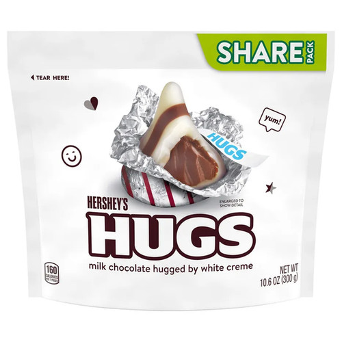 Hershey hugs milk chocolate - hugs,