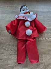 Vintage Pierrot Sad Porcelain