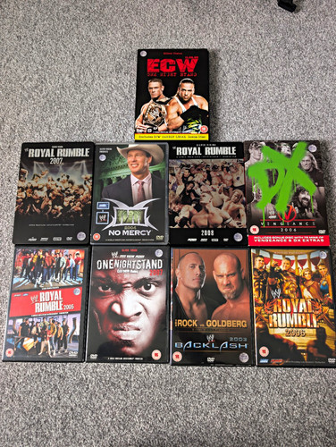 Wwe and ecw collection dvds - ecw,