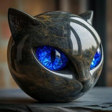 2025  Black Cat Sculpture –