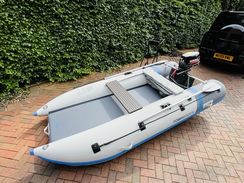 Inflatable catamaran boat with - inflatable,