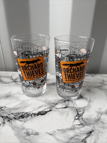 Orchard thieves pint glass - orchard,