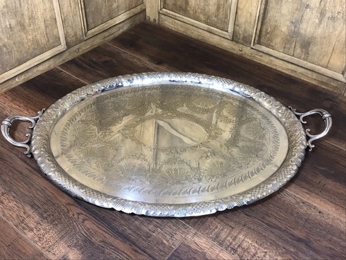 Large antique english silver - english,