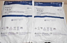 Cardinal Health T.E.D. Knee Length Anti-Embolism Stockings x 2  Large Size E (a)