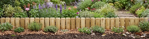Meter vertical wooden - wooden, picket