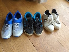 Clarks Children's size 2F trainers Blue Boys