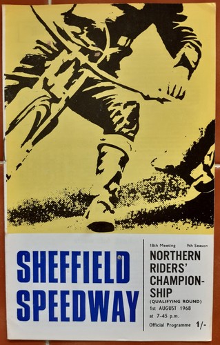 Sheffield speedway programme - sheffield,