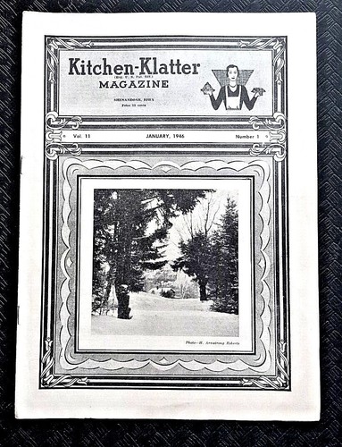Kitchen klatter magazine 1940s - kitchen,