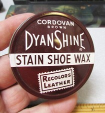 Vintage Dyan Shine stain shoe