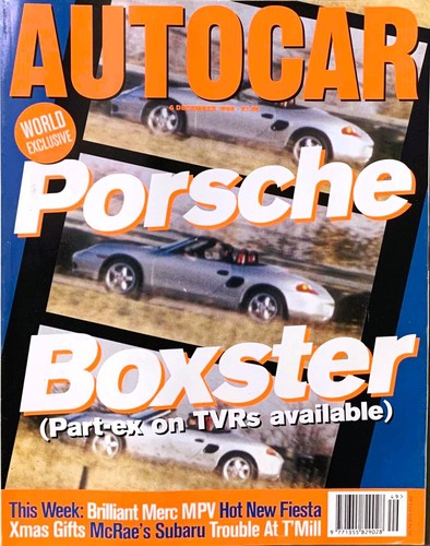 Autocar magazine dec - magazine, 06-dec-95