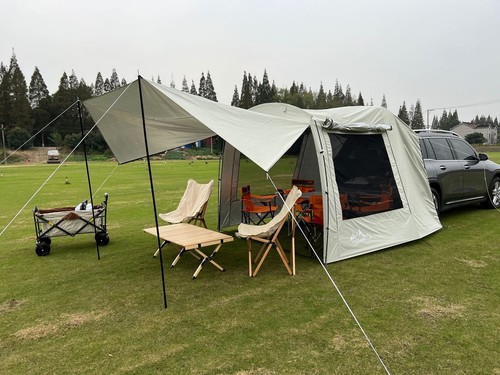 Car rear tent extension - rear,