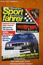 Sport Driver 4/87 BMW Hartge