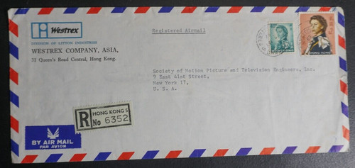 Hong kong 1969 registered - hong,