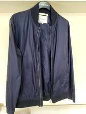 Mens Navy Blue NORSE PROJECTS Bomber Jacket. Excellent Condition Size M