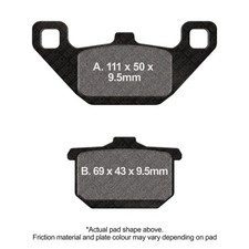 EBC Motorcycle Brake Pads DMX
