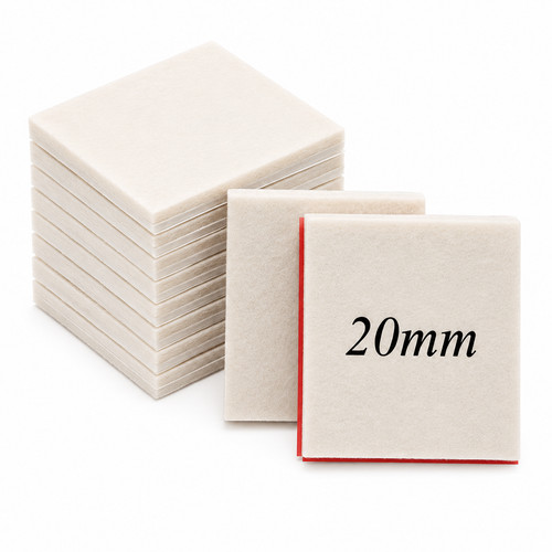 Felt pads 25mm - , round