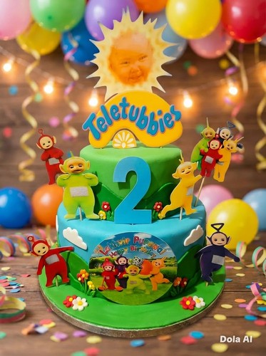Teletubbies cake toppers - teletubbies,