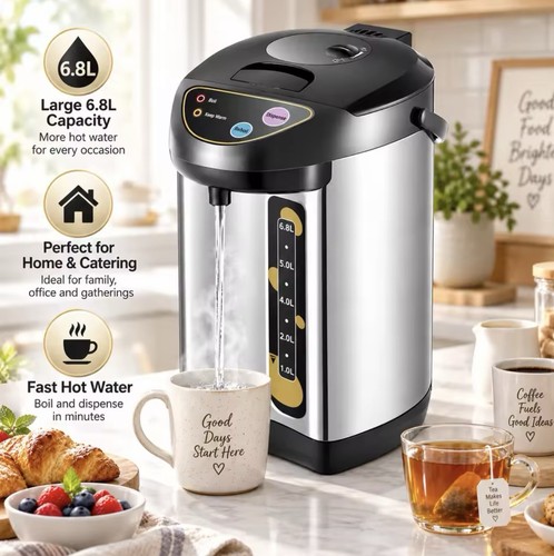 Hot water dispenser 304 - water,