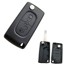2 Button Flip Car Key Fob Case