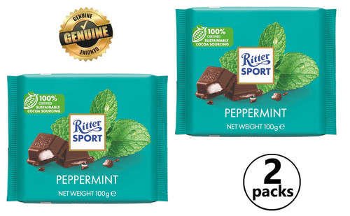 Ritter sport peppermint - 2x,