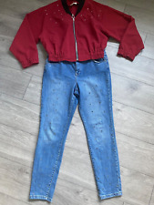 fab blue 73 jeans with gold star print s12-14