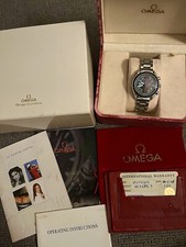 OMEGA Speedmaster Triple Date Mk40 Cosmos  Schumacher 38205326 Rare Full Set!