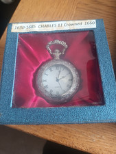 hachette pocket watch 1630-1685 CHARLES 11 CROWNED 1660
