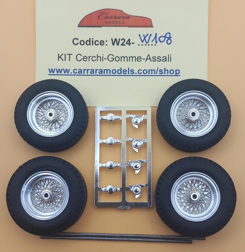 Turned spoke wheels - 1:24, 1960s