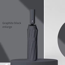 Men & Women  Rods Stormproof Automatic Strong Folding Windproof Umbrella