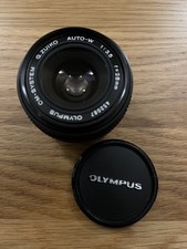 Olympus 28mm f/3.5 Auto-W Manual Focus Wide Angle Prime Lens fits OM-1 OM-2 etc