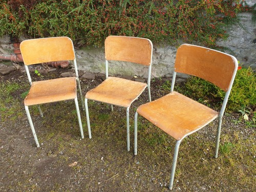 Old school tubular chairs - chairs, x