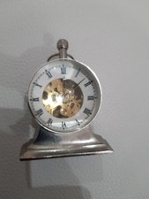 Skeleton Bedside Clock Glass