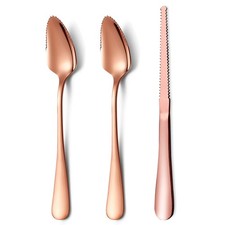 Rose Gold Grapefruit Spoons 3